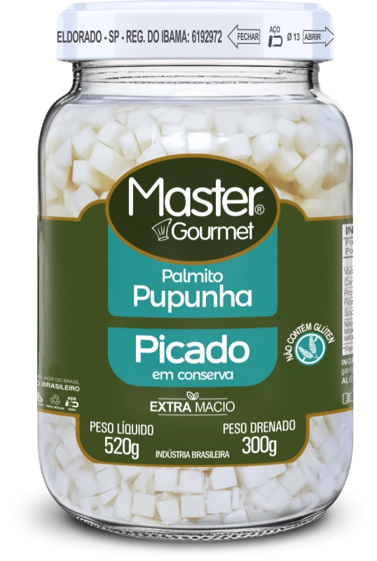 Produto palmito-pupunha-picado-300g